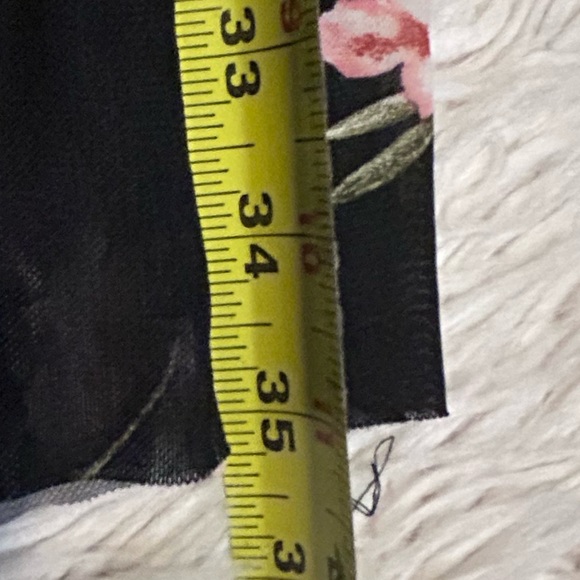 Vintage Flared Floral Pattern Maxi Skirt XL - Picture 5 of 6